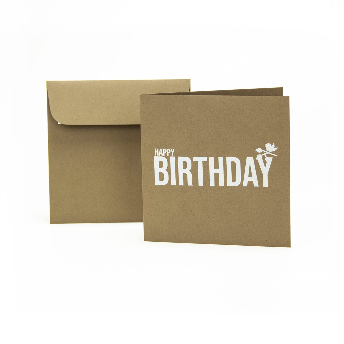 BIRTHDAY-KARTE155X155 MM INKL. COUVERT