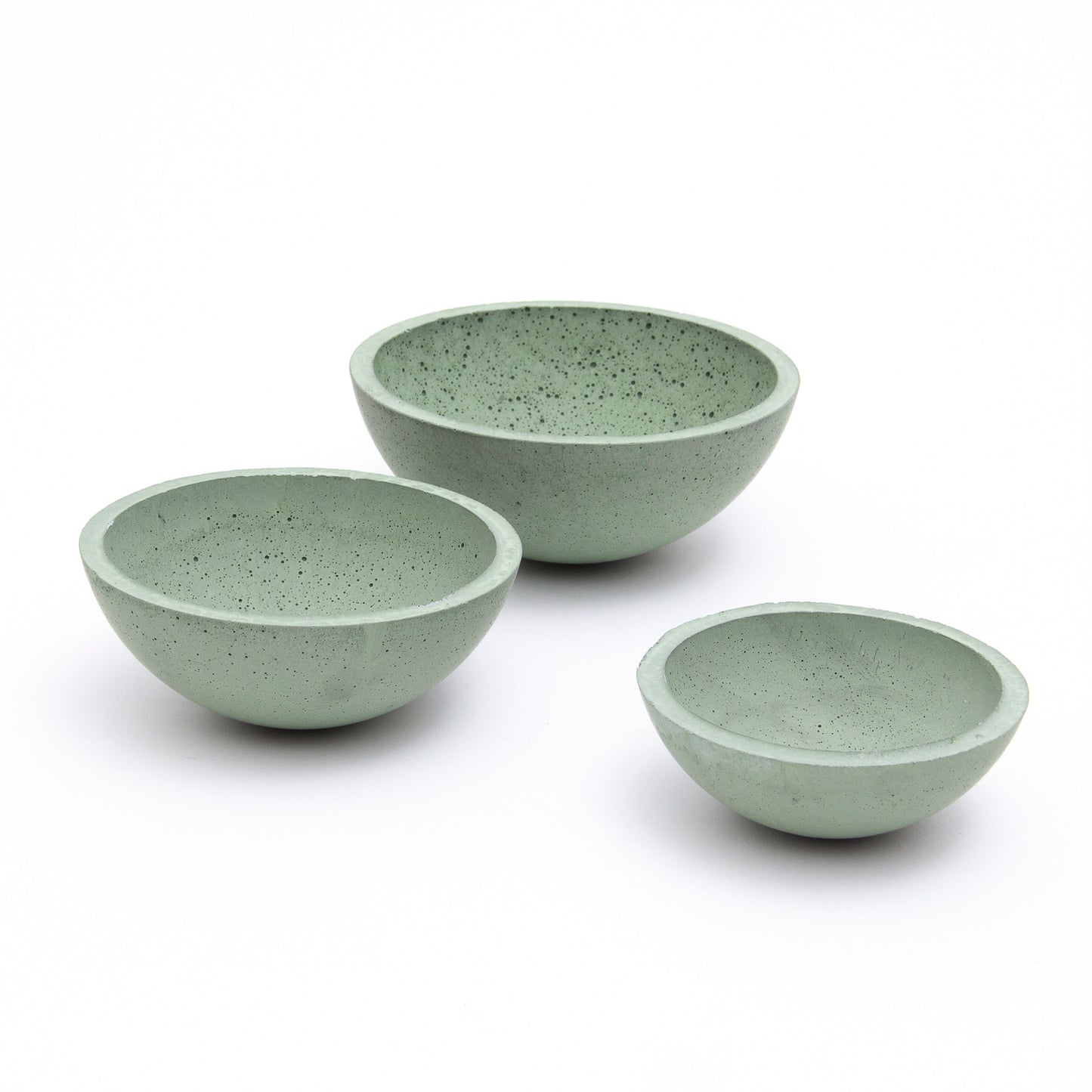 Betonschale 3er Set - Grün