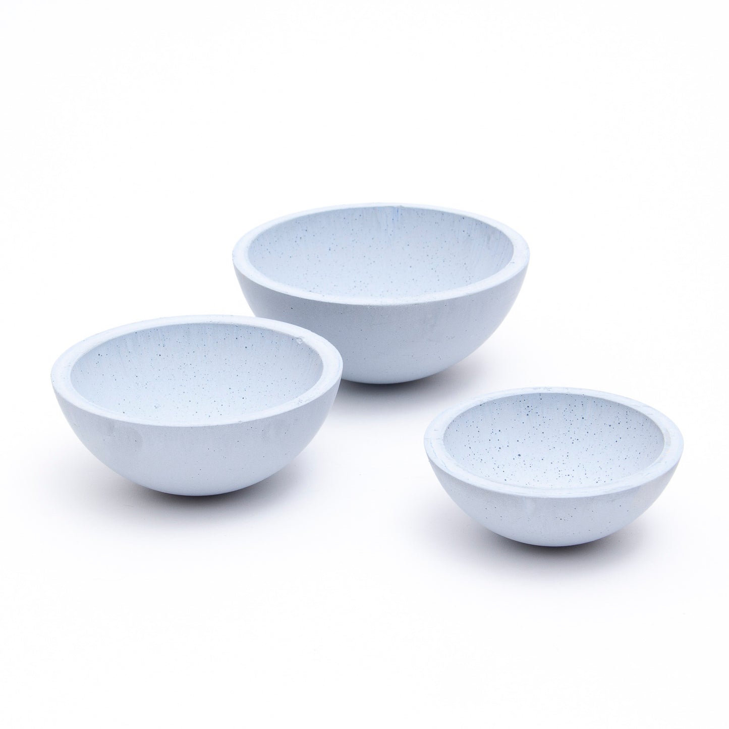 Betonschale 3er Set - Blau