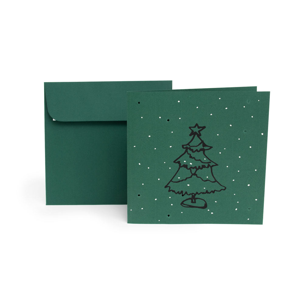 TANNENBAUM155X155 MM INKL. COUVERT