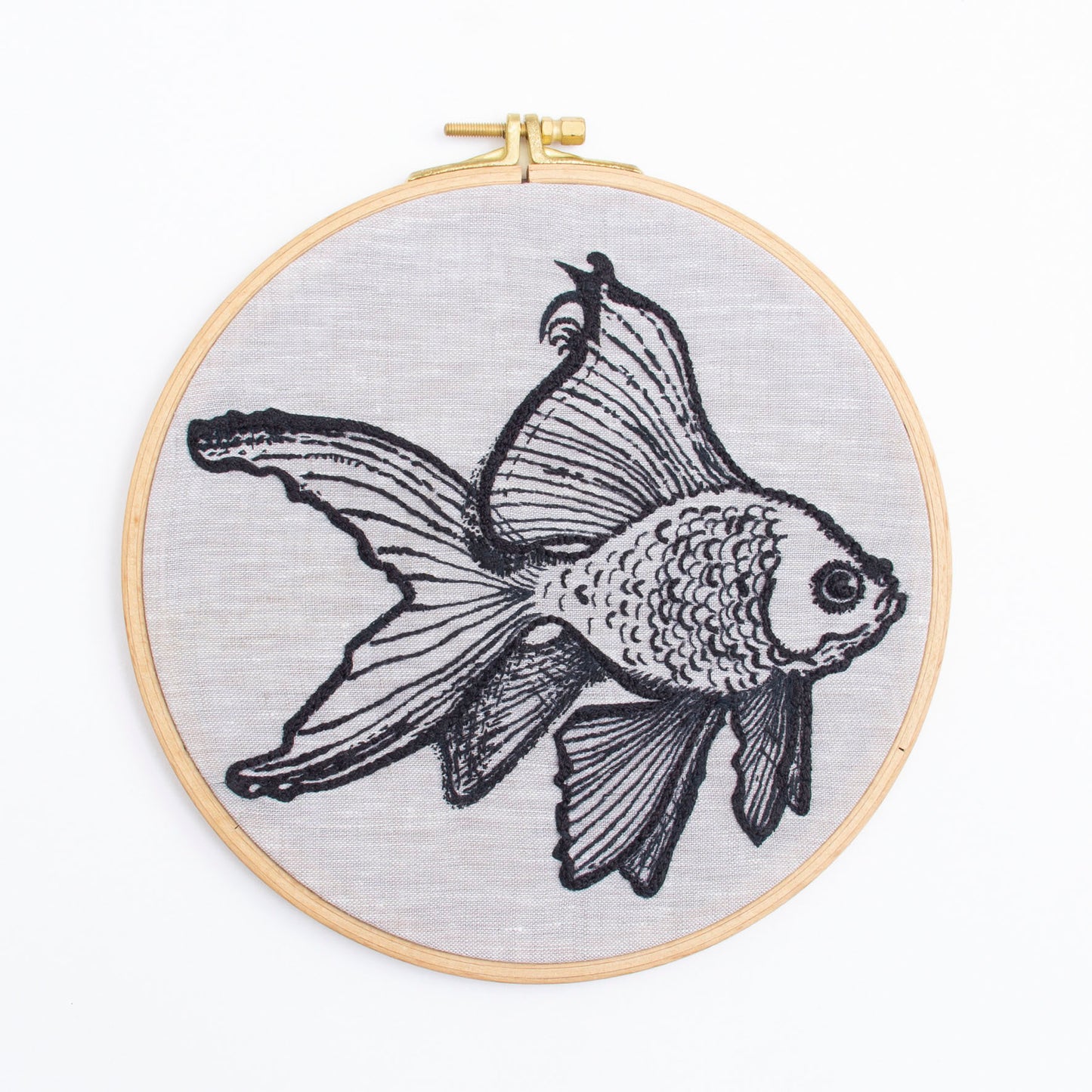 Stickrahmen gross - Goldfisch