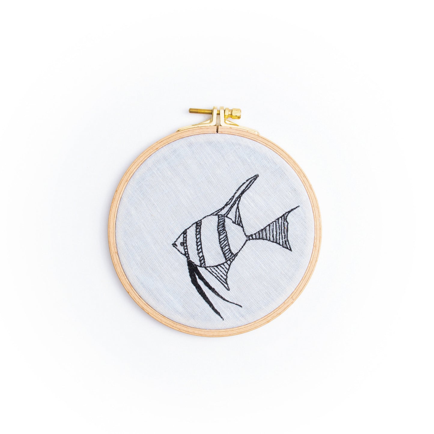 Stickrahmen klein - Fisch A