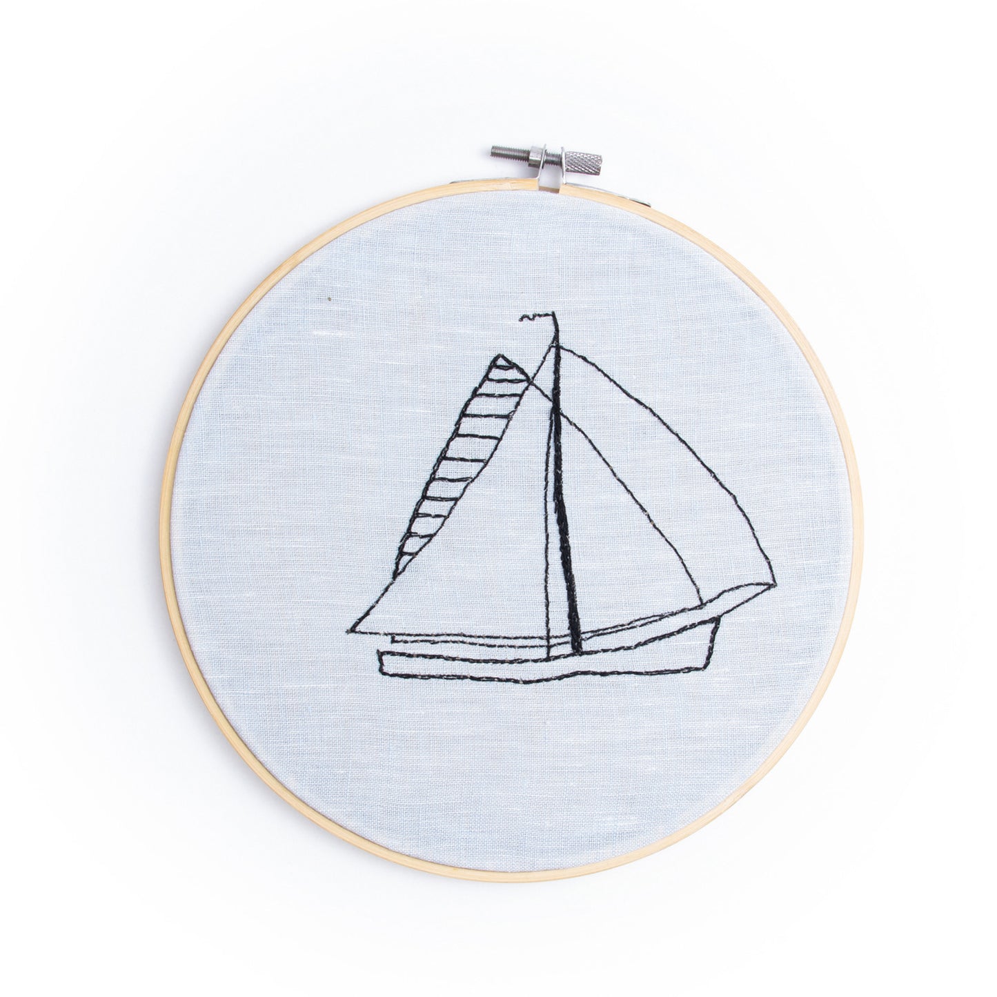 Stickrahmen gross - Segelschiff