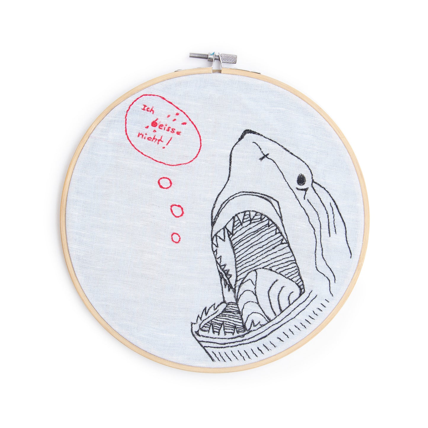 Stickrahmen gross - Hai