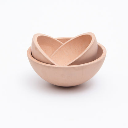 Betonschale 3er Set - Terracotta