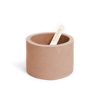 Blumentopf Betonguss - Terracotta