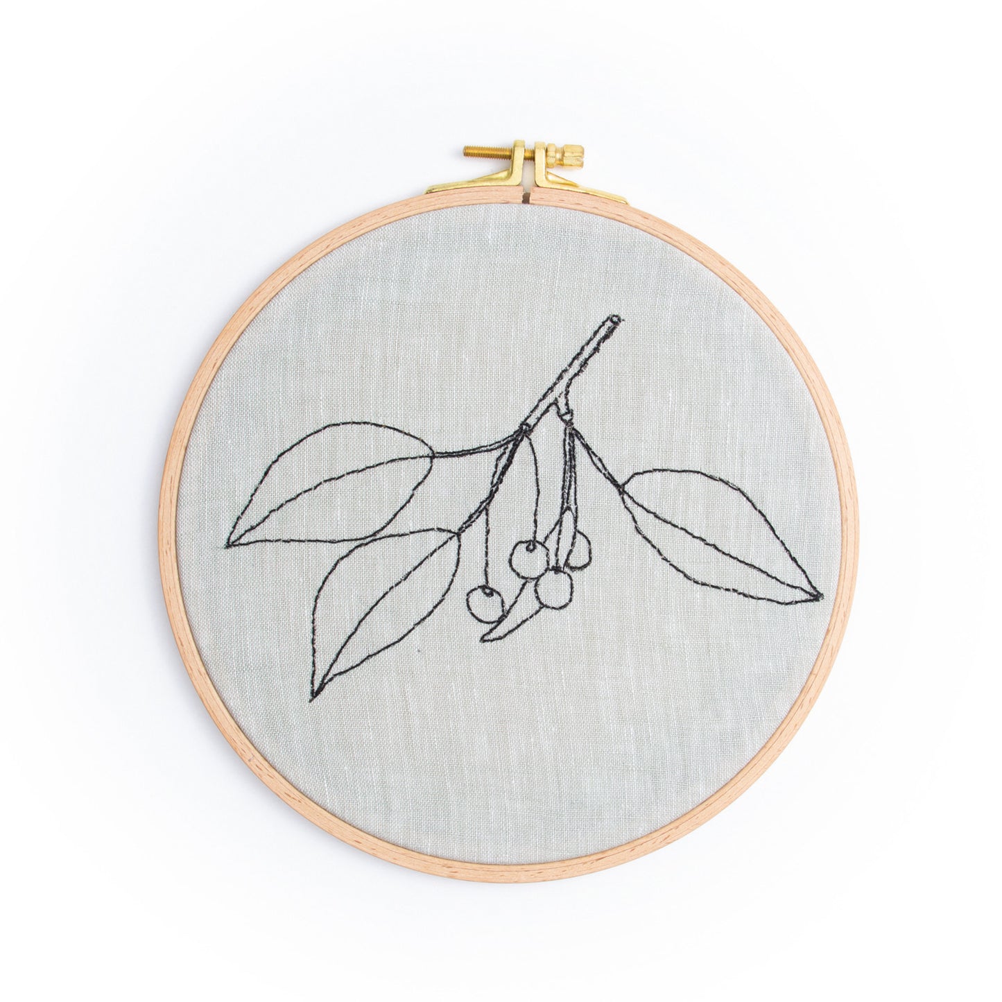 Stickrahmen gross - Kirsche