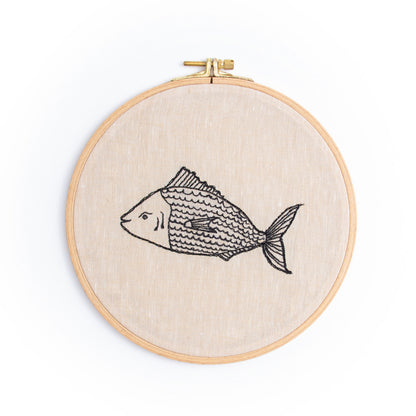 Stickrahmen gross - Fisch B