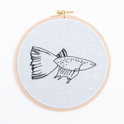 Stickrahmen gross - Fisch 02