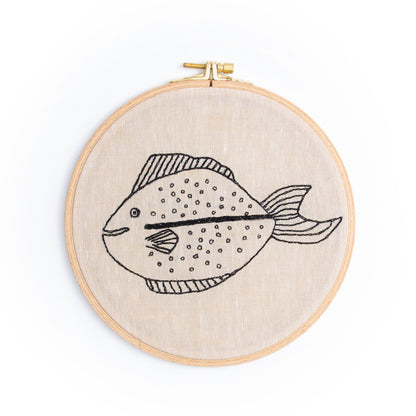 Stickrahmen gross - Fisch C